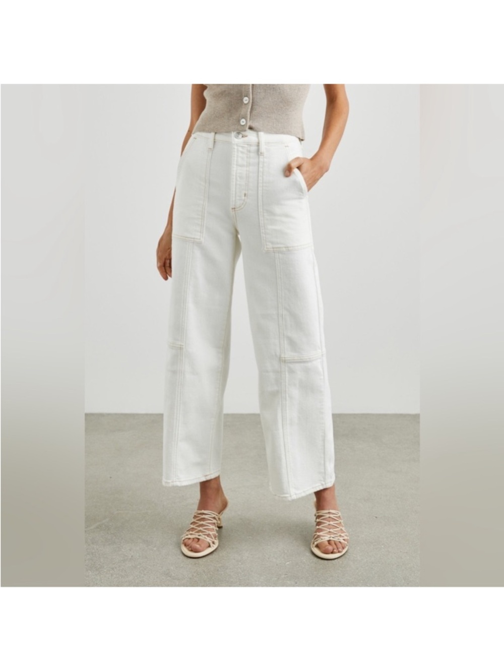 Rails Getty Crop Utility
Wide Leg
Vintage Ecru Contrast